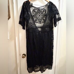 Black Lace Cover-Up